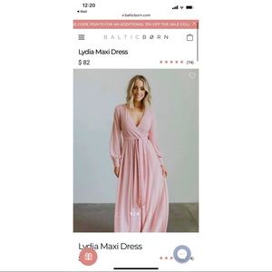 Lydia Maxi Dress/ Bridesmaid dress
